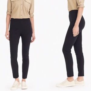 J.Crew Any Day Pixie Black Pant in Stretch Ponte Skinny Ankle $90